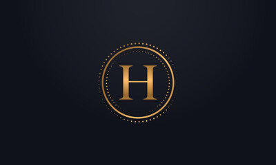 Naklejka premium Dot circle logo and dot circle tech symbol with letters and technology dot circle icon letter