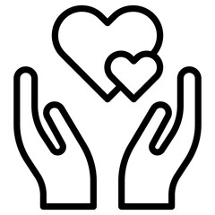 hand love icon
