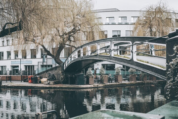 Camden Lock bridge over Regents Canal
