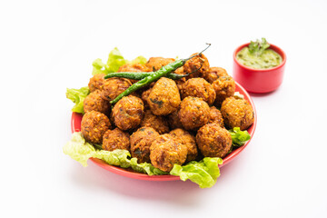 Moong Dal Vada Also mungode , Pakoda, Pakode, Pakore, Moong wada, Pakora or Bhajiya, tea time snack