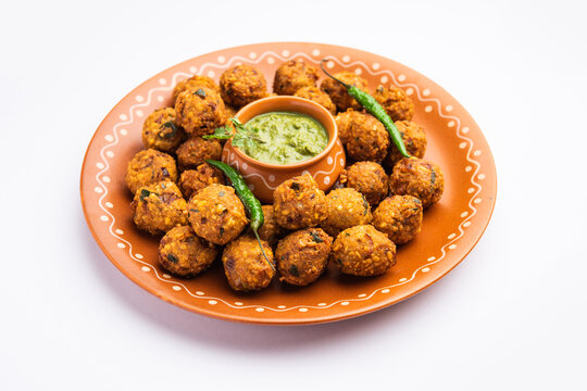 Moong Dal Vada Also mungode , Pakoda, Pakode, Pakore, Moong wada, Pakora or Bhajiya, tea time snack