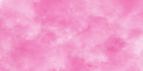 Abstract pink watercolor background with small watercolor stains, beautiful bright brush painted pink background for lovely design and graphics design.><