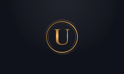 Dot circle logo and dot circle tech symbol with letters and technology dot circle icon letter