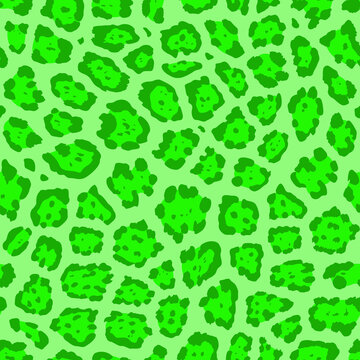Animal Print. green Jaguar spots seamless pattern. animal pattern. jaguar print. good for fabric, fashion, dress, summer clothing, wallpaper, background, textile.