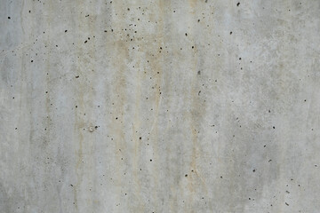 Exposed concrete wall detail