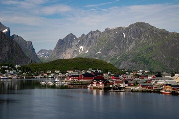 Beautiful view of the Lofoten Islands in Norway