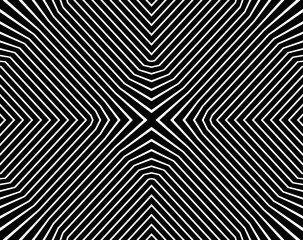  Abstract psychedelic stripes for digital wallpaper design. Line art pattern. Monochrome design. Vector print template. Geometry curve lines pattern. Futuristic concept