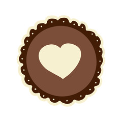 Chocolate Heart Cupcake