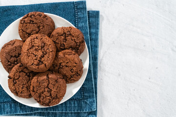 Double chocolate chip cookies