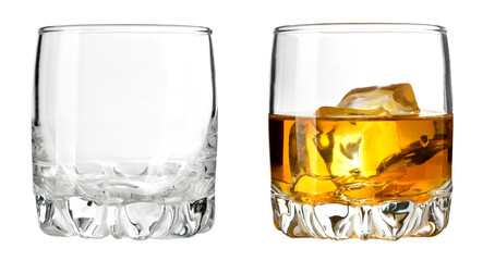 Two glass  of whiskey