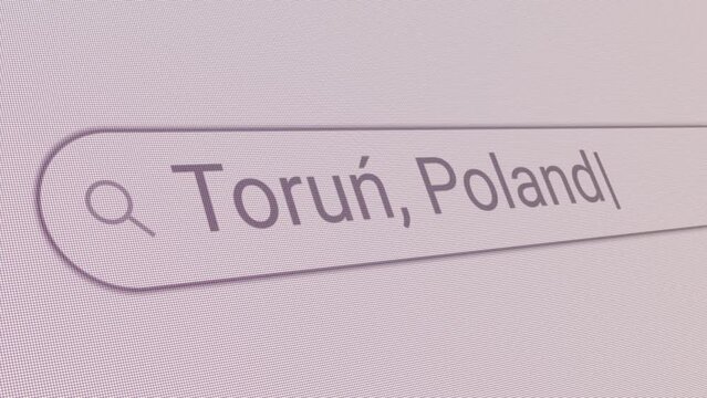 Search Bar Torun Poland 
Close Up Single Line Typing Text Box Layout Web Database Browser Engine Concept