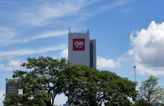 November 14, 2022. Brasilia, DF, Brazil. CNN Brasil building in Brasilia.