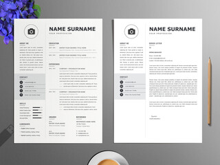 Resume Template / CV Template Layout Clean