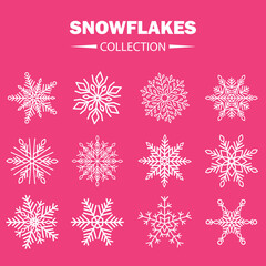 Winter Snowflakes, seamless pattern background and Christmas design