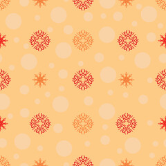 Hand drawn seamless ornamental colorful flowers floral pattern flat illustration background design 