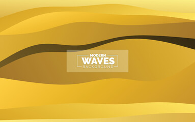 Abstract Waves background. Dynamic shapes composition. Vector illustration