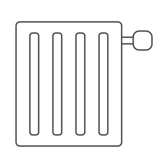 Line icon radiator. Modern illustration on a white background. Editable stroke.