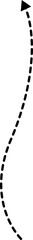 Dashed Line Arrow
