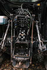 Fototapeta premium Tractor hydraulics 