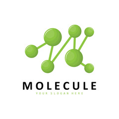 Neuron Logo, Molecule Logo Design, Vector AND, Template Illustration