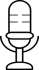 podcast microphone.