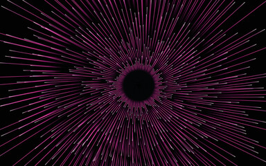 Abstract circular geometric background. Starburst dynamic centric motion pattern