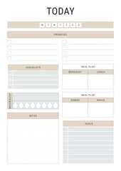 Colorful Today Planner