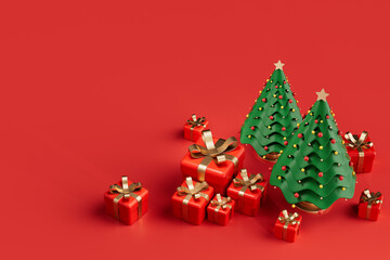 3d rendering christmas festival picture