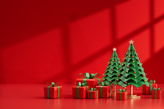 3d rendering christmas festival picture