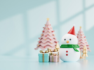 3d rendering christmas festival picture