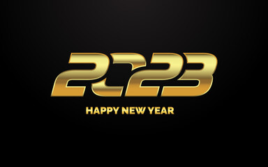 2060 Happy New Year symbols. New 2023 Year typography design. 2023 numbers logotype illustration. Vector illustration