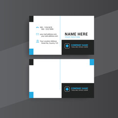 Creative Business Card Design.  Modern Card Design. Photos & Vector Standard Template
