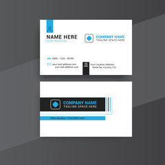 Creative Business Card Design.  Modern Card Design. Photos & Vector Standard Template
