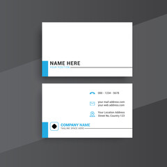 Creative Business Card Design.  Modern Card Design. Photos & Vector Standard Template
