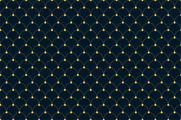 Fototapeta premium Abstract geometric pattern. Repeating seamless background vector illustration