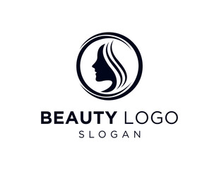 Logo design about Beauty on a white background. created using the CorelDraw application.