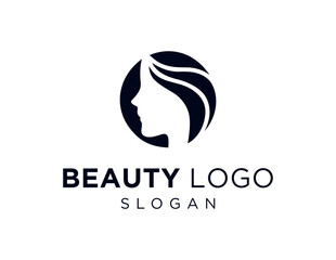 Logo design about Beauty on a white background. created using the CorelDraw application.