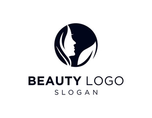 Logo design about Beauty on a white background. created using the CorelDraw application.