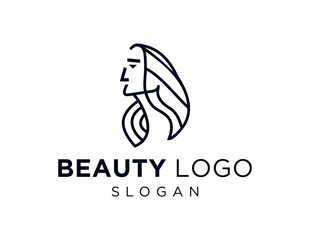 Fototapeta premium Logo design about Beauty on a white background. created using the CorelDraw application.
