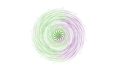 abstract colorful symbol and sign isolated on white background