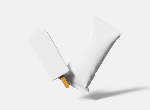 3d Ice Cream Stick with Packaging