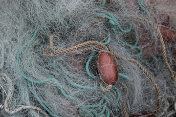 fishing nets and floats