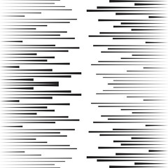 Speed Lines in arrow Form . Vector Illustration .Technology  Logo . Design element . Abstract Geometric shape . 