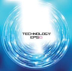 Technology circles background. vector illustration