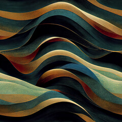 seamless abstract background with waves