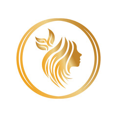 Style hair woman icon logo vector