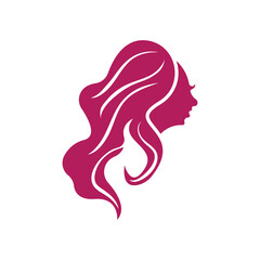 Style hair woman icon logo vector