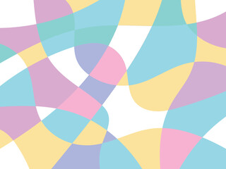 geometric pattern.
A color scheme with a soft image.