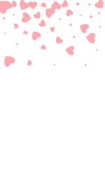 Maroon Color Heart Vector White Backgound.