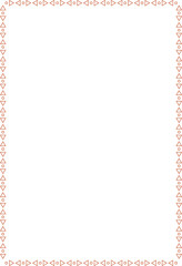 Triangle pattern design with a rectangle border frame.